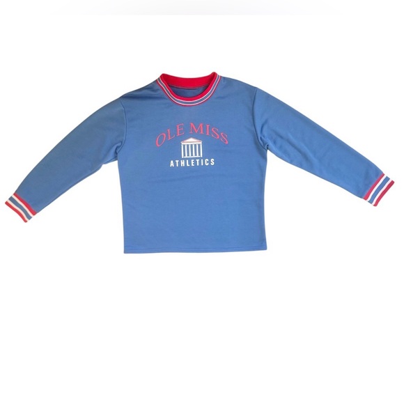 Rebel RAGS OLE MISS REBELS LYCEUM Sweatshirt women’s size large Wrn1X - Picture 7 of 9
